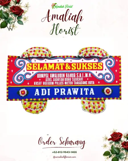 Papan Bunga Ucapan Selamat Pangkalan Lada
